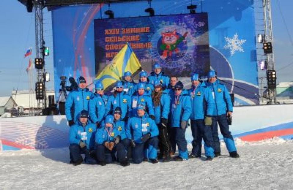 Команда Искитимского района завоевала второе место на областных сельских играх