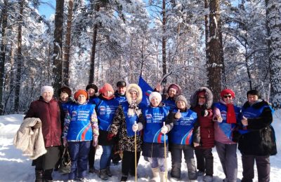 Искитимские пенсионеры встали на лыжи, чтобы почтить память жительницы города Нины Панфиловой