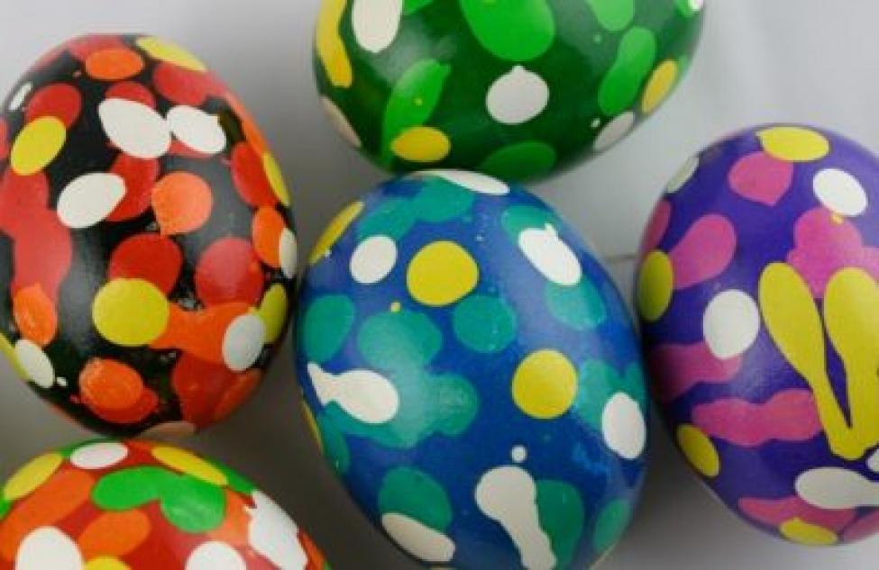 Пять видов росписи пасхальных яиц