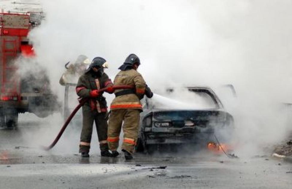 В Евсино Искитимского района сгорел автомобиль