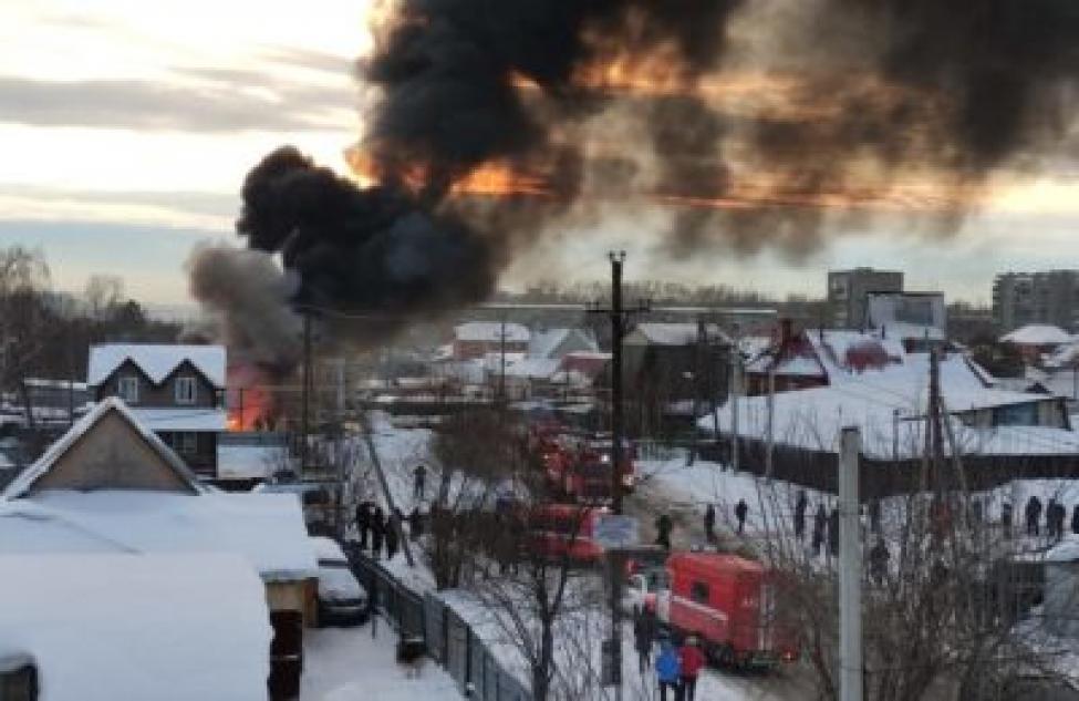Уголовное дело возбудил СК по факту возгорания цистерны с горючим в Новосибирске