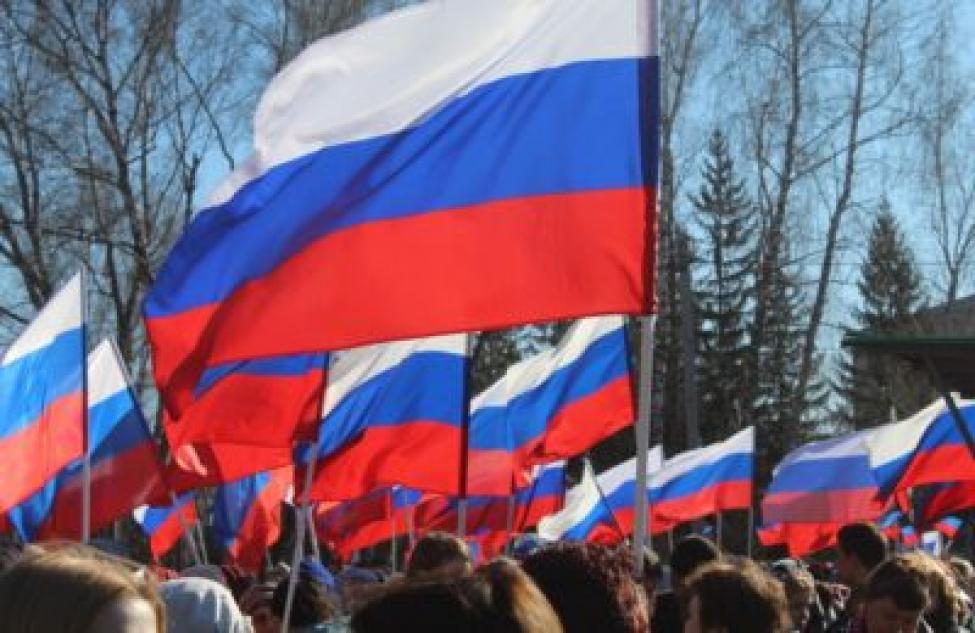 Митинг-концерт прошел в Искитиме в поддержку независимости Донецка