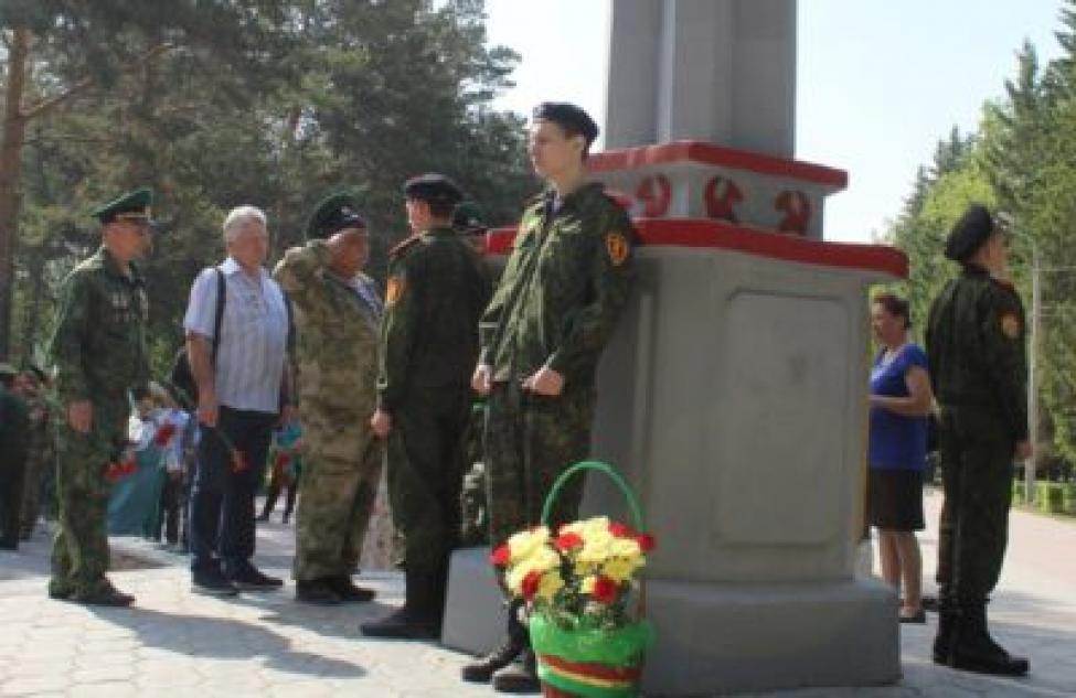 Память павших в боях пограничников почтили в Искитиме