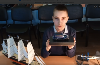 Модель прошедшего всю войну автомобиля  создал школьник из Линево