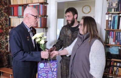 Семья предпринимателей из Линево поздравила ветеранов Великой Отечественной войны