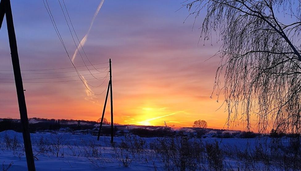 Рассвет. Фотография Евгении Челгуновой