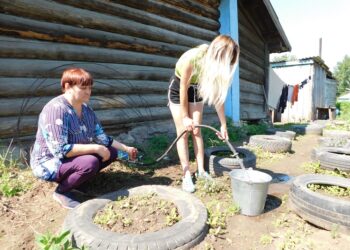 Воду завели в дом. И огород поливать можно. Фото Анны Зубаревой