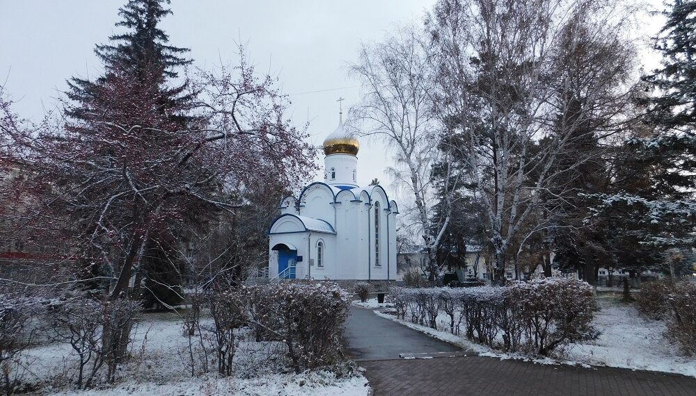 Храм в честь Владимирской иконы Божией Матери города Искитима. Фото Анны Зубаревой