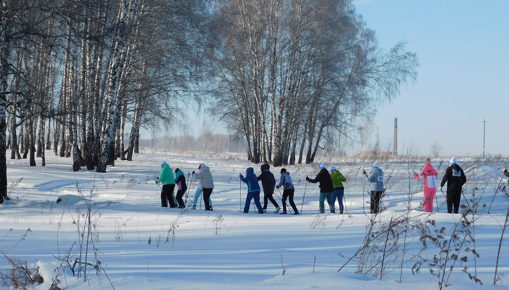 На Лыжне России в Искитимском районе 8 февраля. Фото Анны Зубаревой