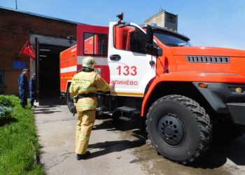 Пожарная часть 133 Линево. Фото Анны Зубаревой