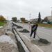 Тротуар строят в Бурмистрово. Фото Анны Зубаревой
