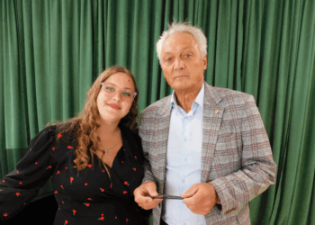 Учитель и ученик. Вячеслав Прасолов и Мария Горшкова. Фото Анны Зубаревой