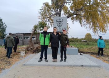 Фотография школы села Преображенка