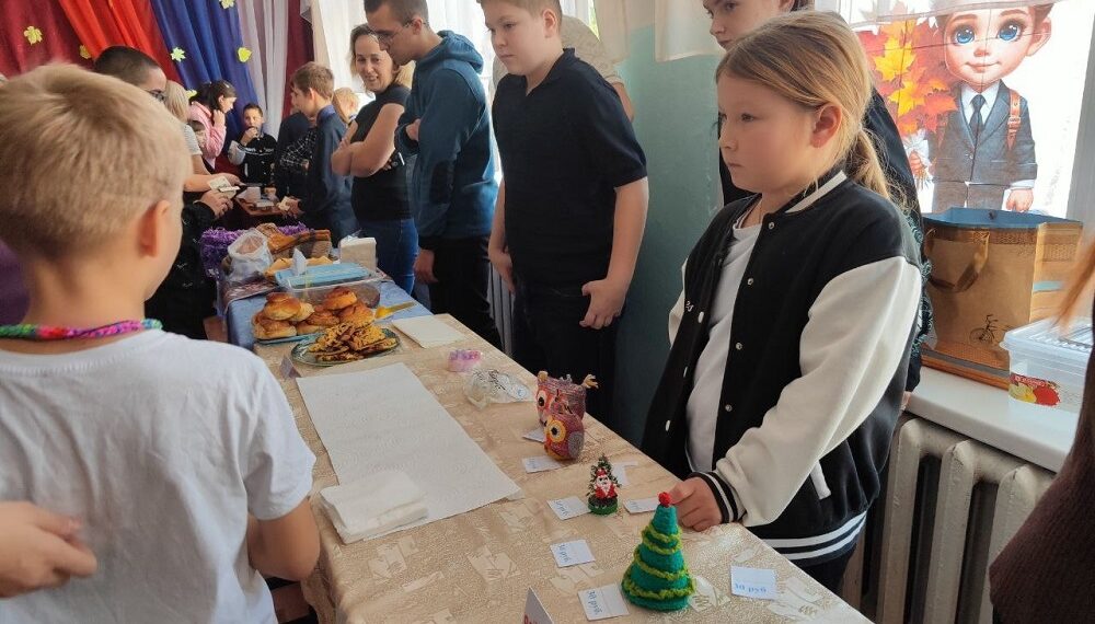 Фотография школы села Улыбино