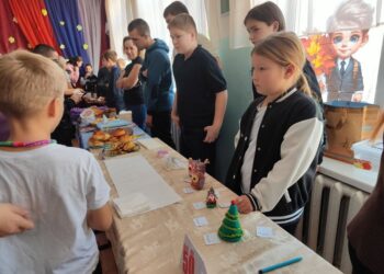 Фотография школы села Улыбино