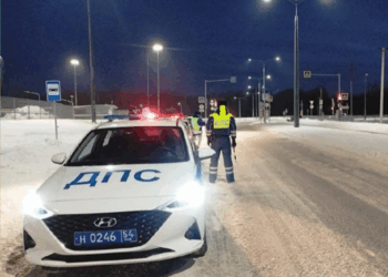 Фотография пресс-службы Госавтоинспекции Новосибирской области