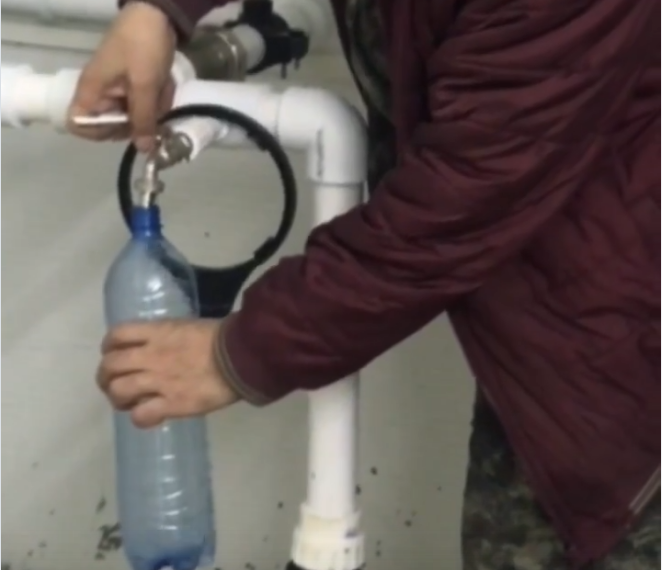 Скриншот кадра видео пресс-службы администрации Искитимского района