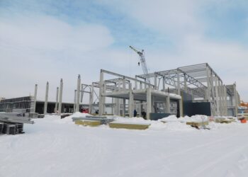 На строительной площадке. Фото Анны Зубаревой