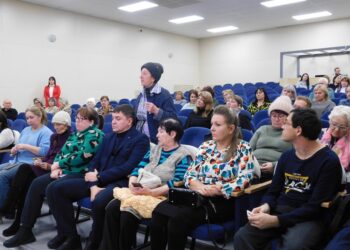 На встрече. Фото Анны Зубаревой