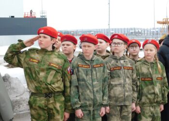 На параде. Фото Анны Зубаревой