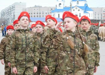 На параде. Фото Анны Зубаревой