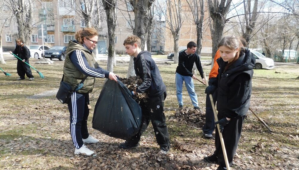 На ЭкоСубботнике. Фото Анны Зубаревой