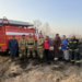 Пожарные и патрульная группа ликвидировали термоточку в Шибковском сельсовете около деревни Евсино 21 апреля. Фото Инны Абритановой