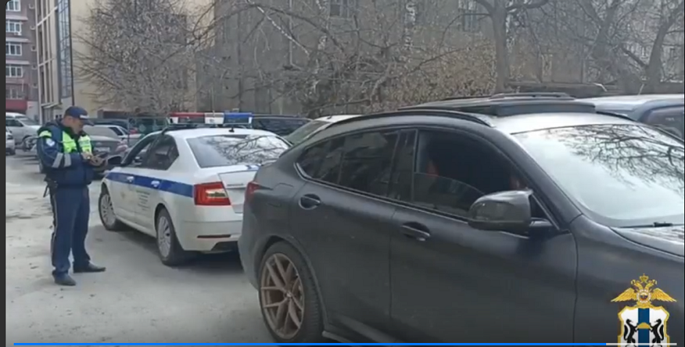 Скриншот кадра видео информационного канала ПОЛИЦИЯ.54
