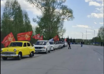 Скриншот кадра видео группы ВКонтакте Автопробег Линево