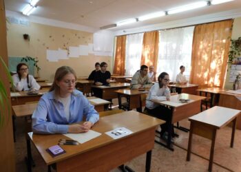 В аудитории . Фото Анны Зубаревой