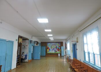 Сельская школа после ремонта . Фото из архива редакции